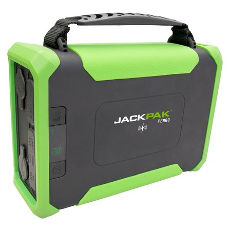 JACKPAK 96000 mAh/Lithium Battery Power Bank/Input Wall DC Charger 12-24V/4A USB Solar Panel/Output USB 60W 5180439